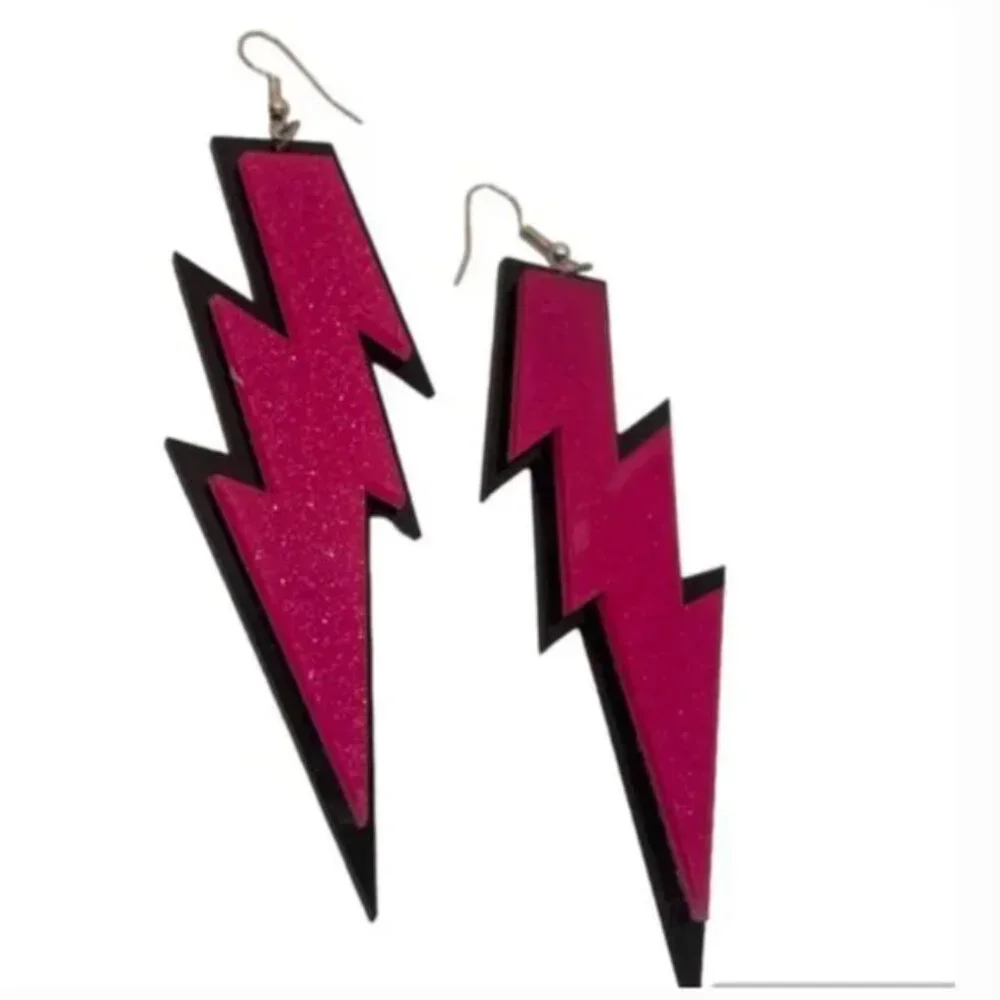 ✨ FREE Lightning Shimmer Glitter Boho Peasant Hipster Hippie Art Deco Earrings